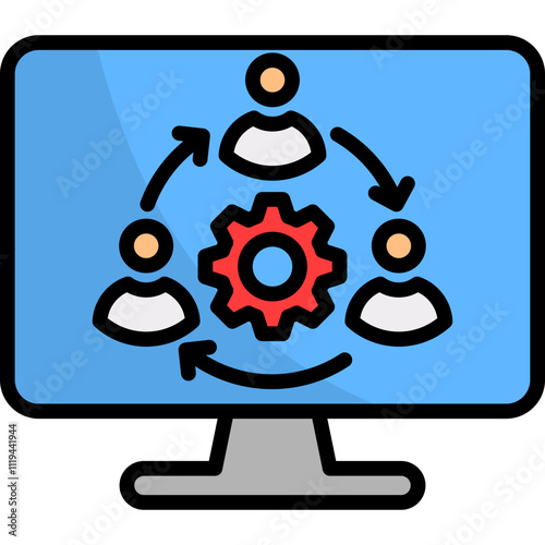 Business Simulation Icon