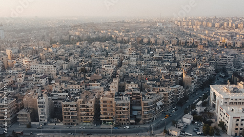 Φωτογραφία An aerial view of Aleppo City after the Syrian opposition took control of it