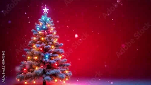 abstract christmas tree