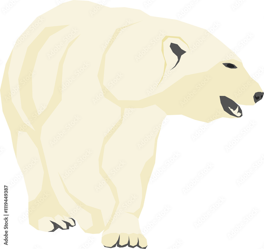 Obraz premium Illustration of polar animals
