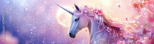 Dreamy Pastel Unicorn with ...