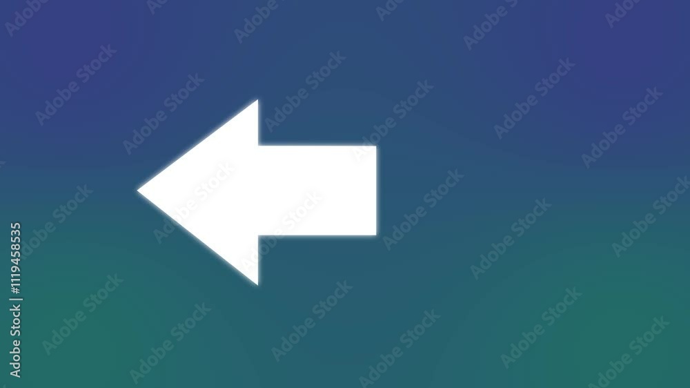 Animated Light Left arrow on black background. Left Moving arrows to the side. Animation. Black background .4k video animation . Animated Light Left arrow on black background. Left Moving arrows to the side. Animation. Black background .4k video animation .