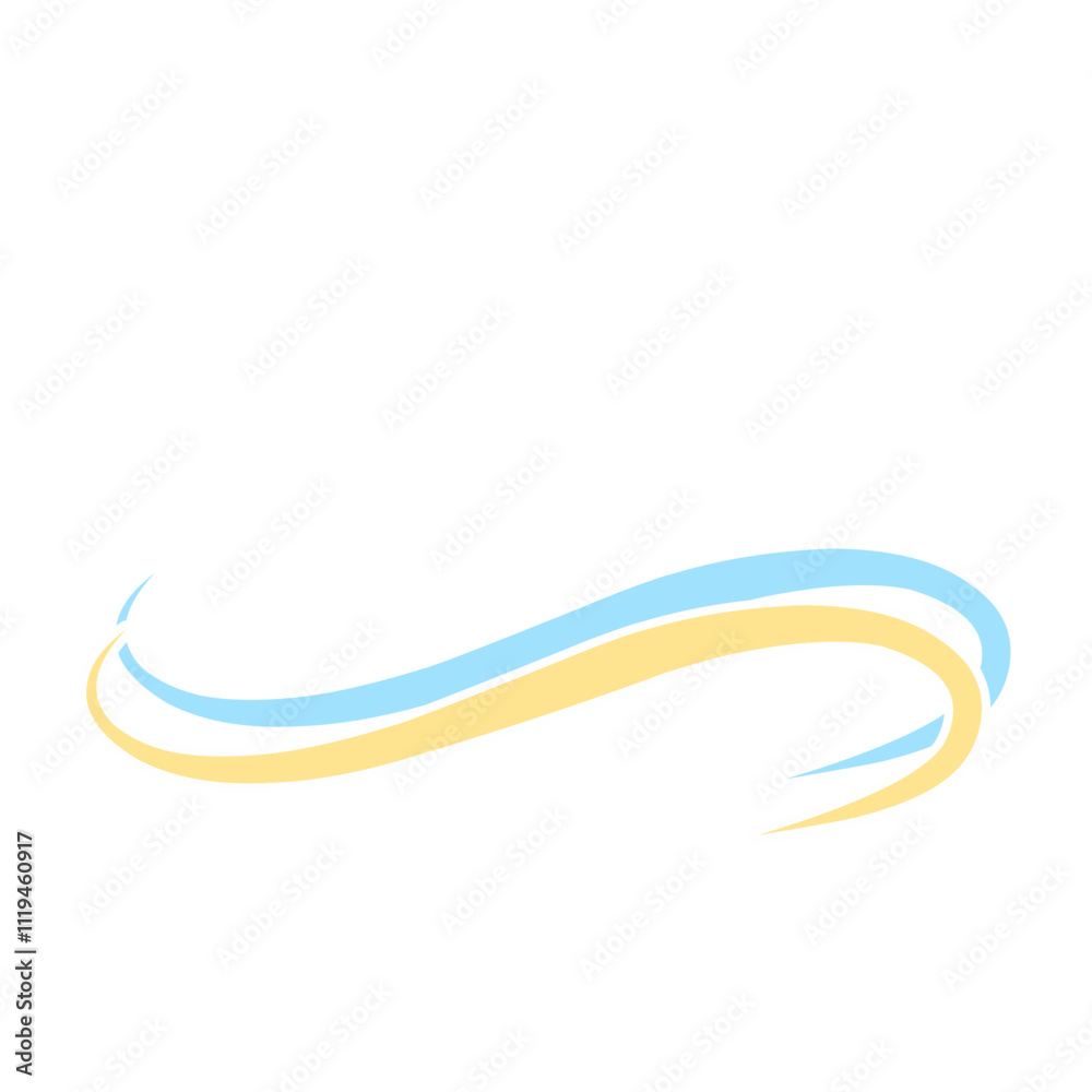 Elegant Wavy Line Curve Elegant Wavy Line Curve