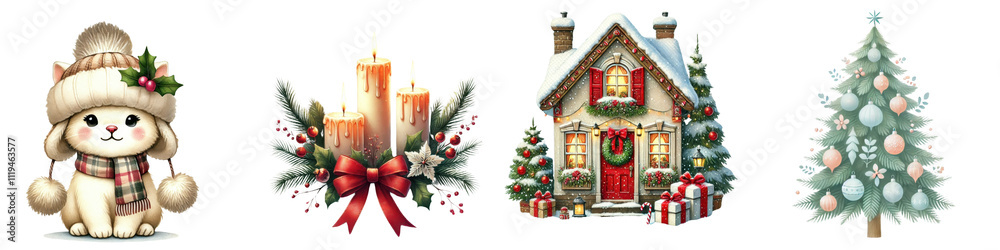 Christmas elements Christmas elements