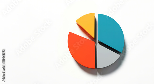 3D pie chart icon. Business, financial report, presentation, statistics, data analytics, optimization. Colorful pie chart. 3d illustration Free Download 3D pie chart icon. Business, financial report, presentation, statistics, data analytics, optimization. Colorful pie chart. 3d illustration - GFXLoad