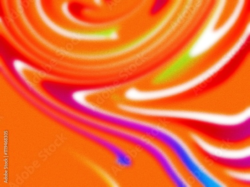 BEAUTIFUL COLOURFUL ABSTRACT LIQUID DESIGN AESTHETIC BACKGROUND WITH NOISE photo