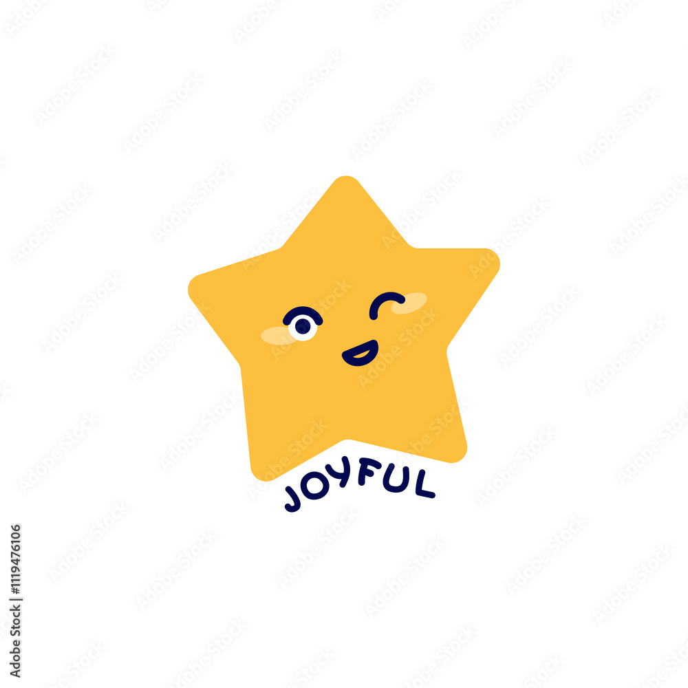 Vector illustration of abstract emotion. Minimal character symbol depicting an emotional state and text. Simple flat symbol for emotional intelligence design. Vector illustration of abstract emotion. Minimal character symbol depicting an emotional state and text. Simple flat symbol for emotional intelligence design.