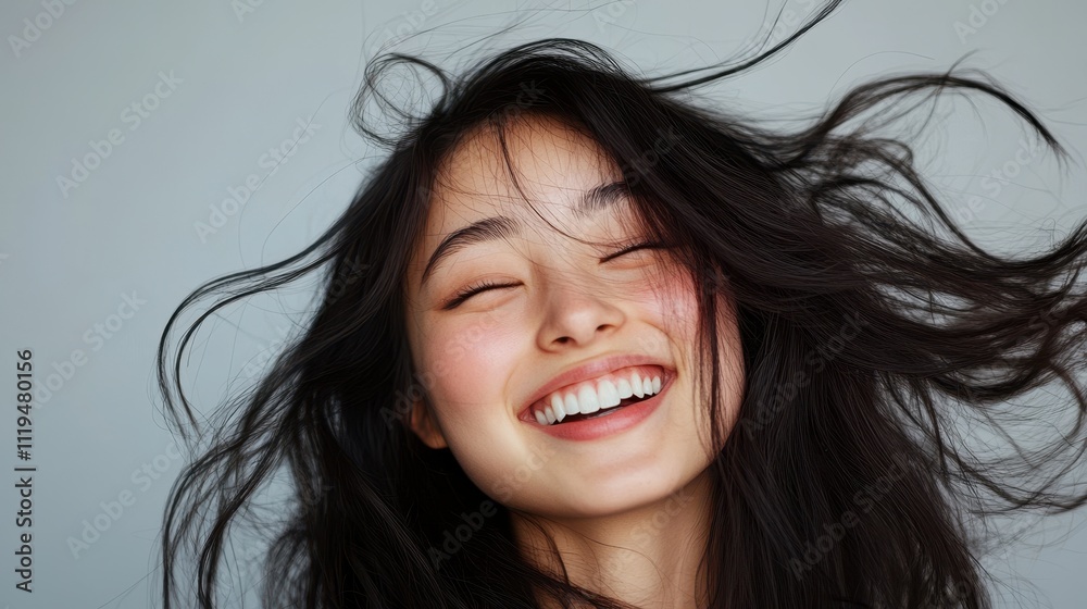 The Joyful Smiling Woman The Joyful Smiling Woman