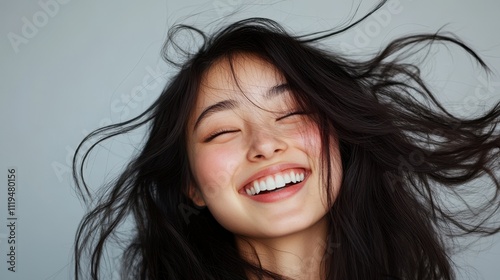 The Joyful Smiling Woman