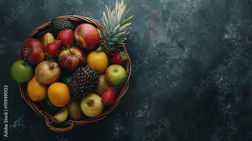 still life with fruits