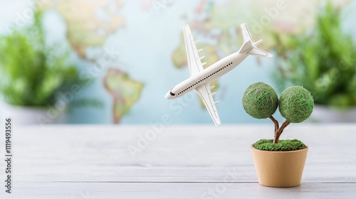 Airplane Taking Off on Worl...