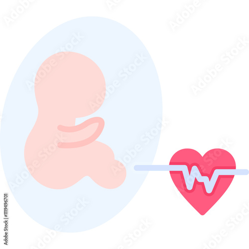 Fetal Heartbeat Icon