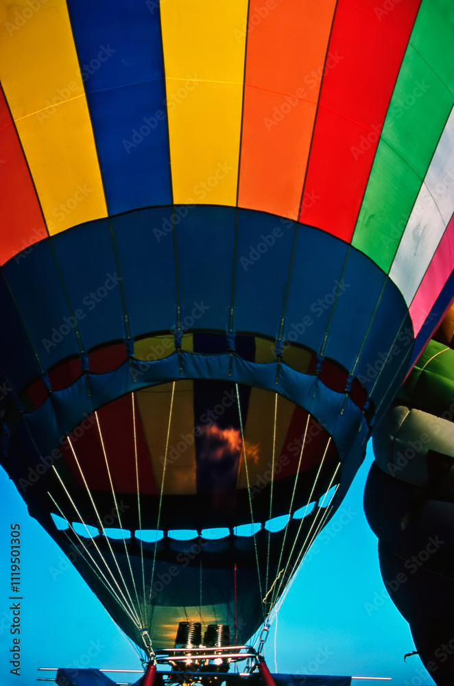 Filling up Hot Air Balloon