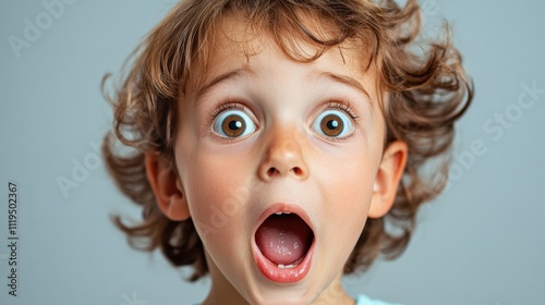 The Excited Child with Surprise