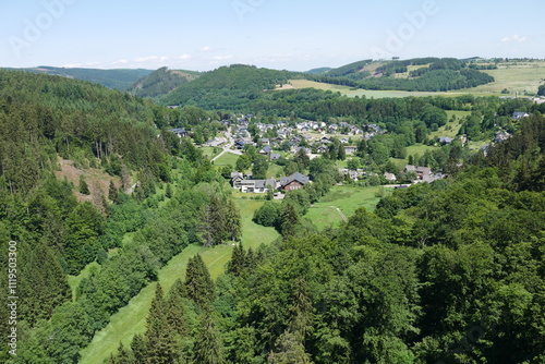 Blick auf Willingen im Upland im Rothaargebirge photo