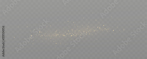 Shiny Golden Particles Golden dust.
