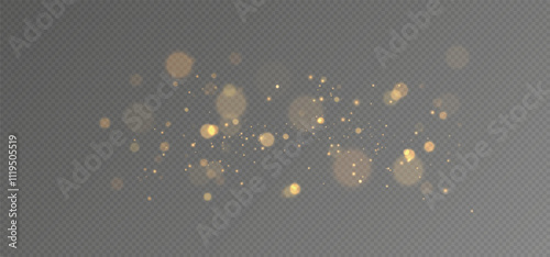 Christmas Bokeh Lights.sparkling gold dust
