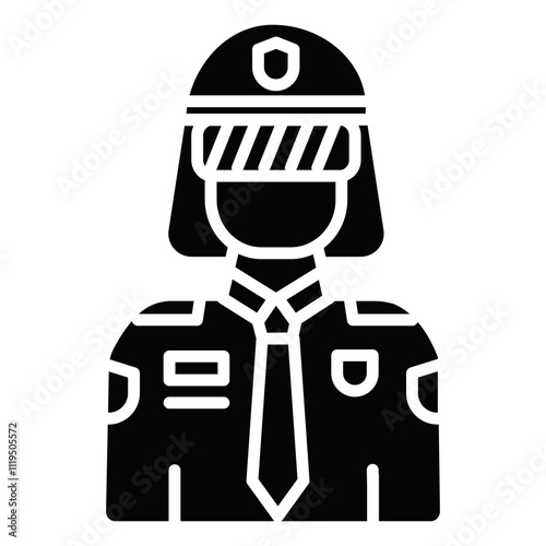 Lady Police Icon