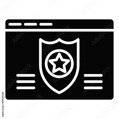 Online Police Icon