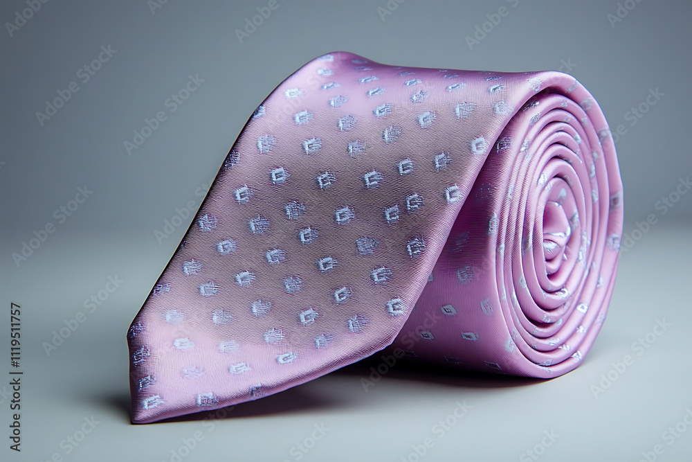 Elegant Pink Tie with Exquisite Pattern Elegant Pink Tie with Exquisite Pattern