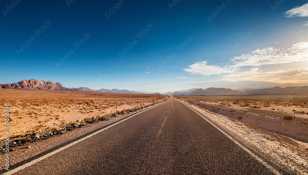 Close-Up of a Horizon Line and Landscape Features, Emphasizing Distance and Perspective Close-Up of a Horizon Line and Landscape Features, Emphasizing Distance and Perspective