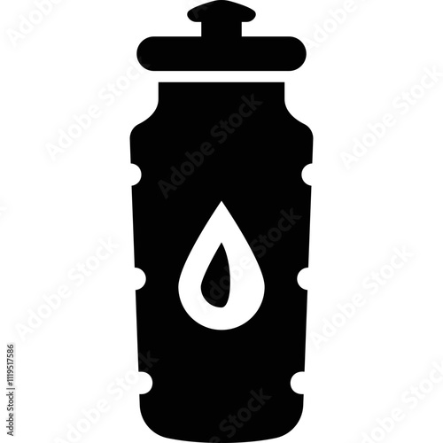 Simple vector icon sports bottle