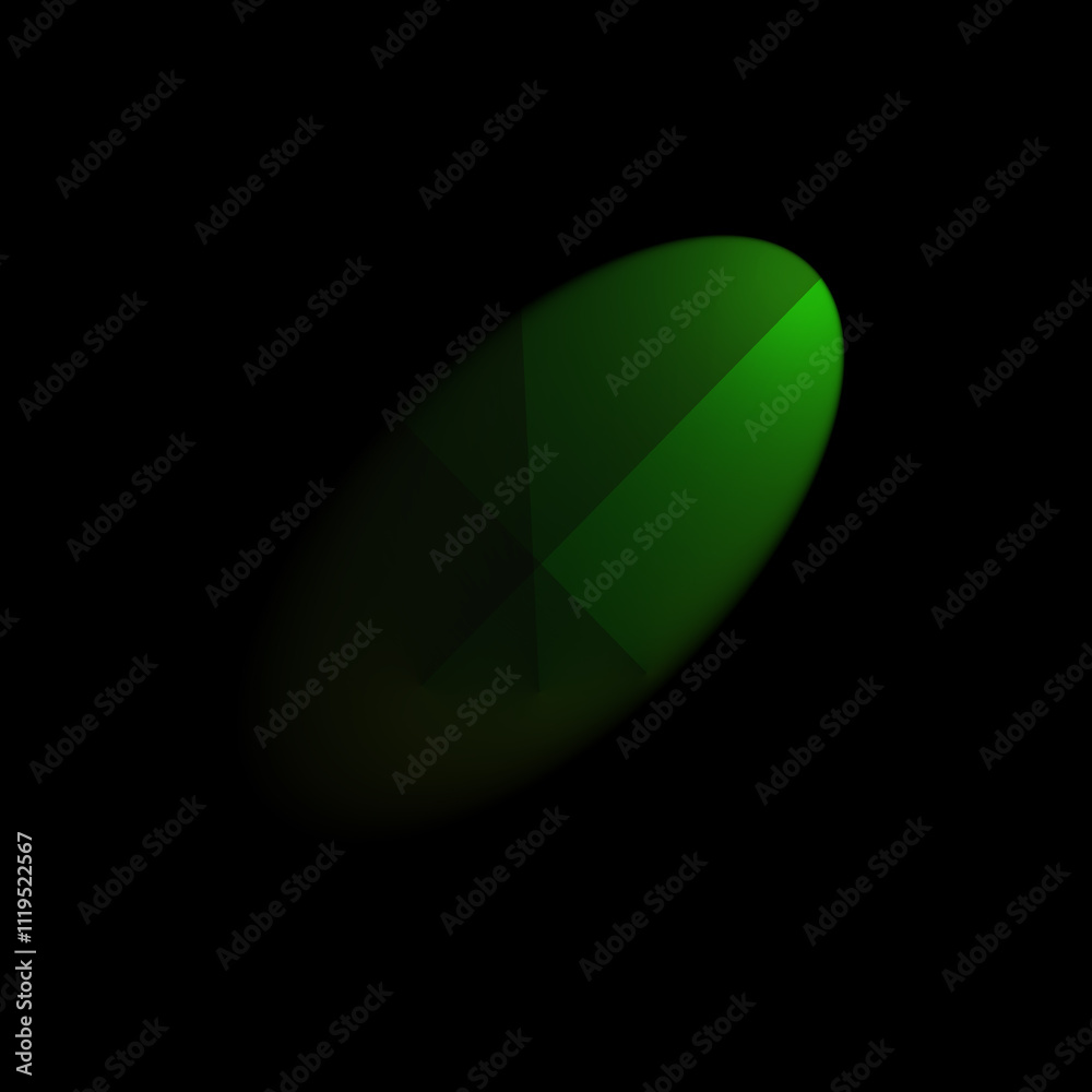 3d render of a green radar 3d render of a green radar