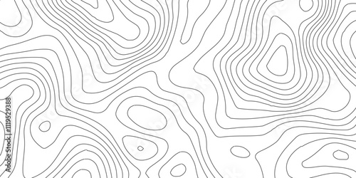 Topographic map. Geographic mountain relief. Abstract lines background.Contour maps. Vector illustration, Topo contour map on white background,Abstract white topography vector background,