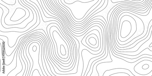 Topographic map. Geographic mountain relief. Abstract lines background.Contour maps. Vector illustration, Topo contour map on white background,Abstract white topography vector background,