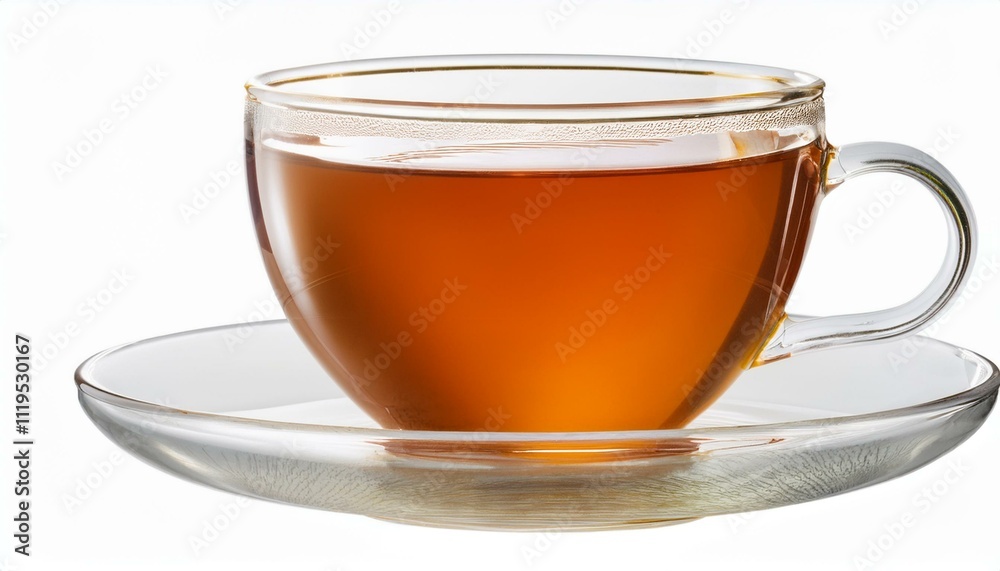 cup of tea isolated on white