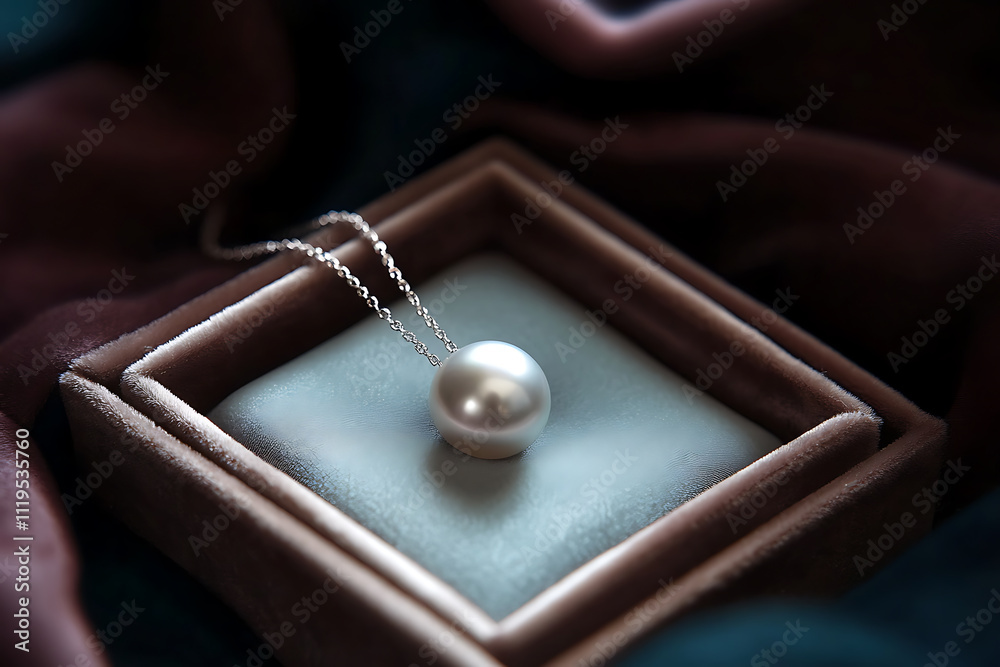Exquisite Pearl Necklace in Luxurious Box Exquisite Pearl Necklace in Luxurious Box