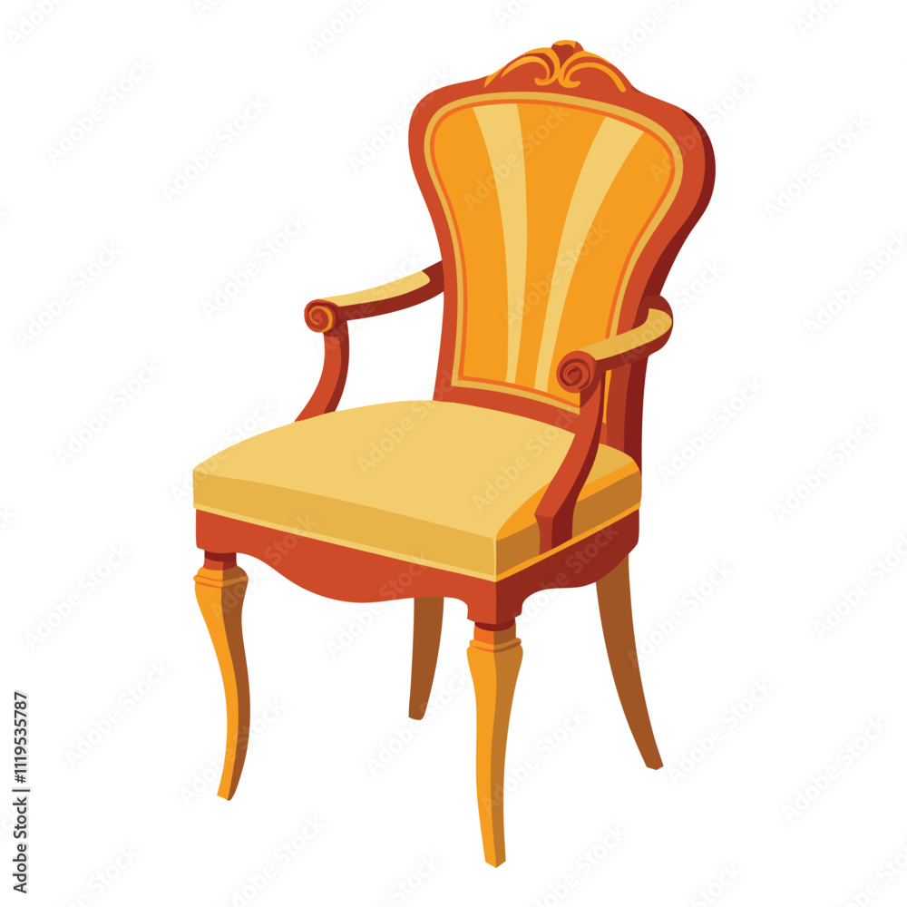 armchair isolated on white background armchair isolated on white background