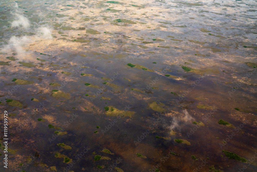 Aerial view of Everglades National Park, Florida, United States