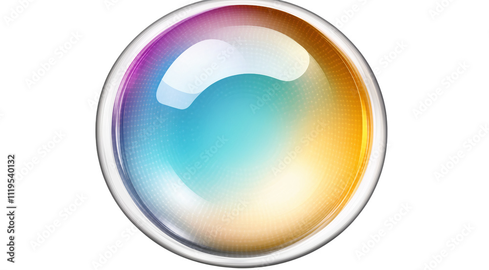 abstract colorful lens gradient on transparent background abstract colorful lens gradient on transparent background