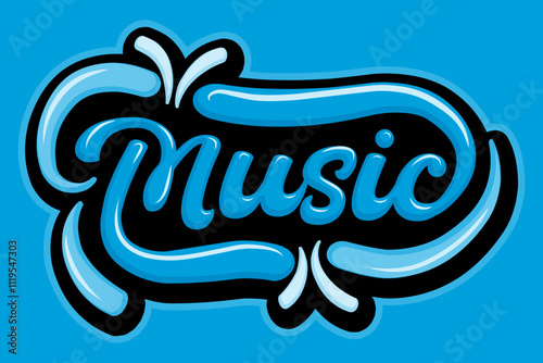music typograpy art