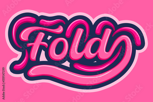 fold typograpy art