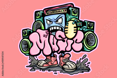 music typograpy art