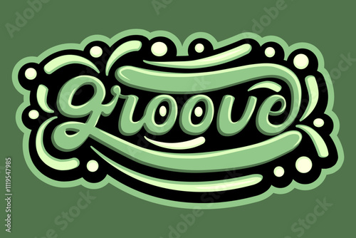 groove typograpy art