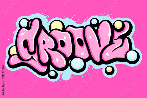 groove typograpy art