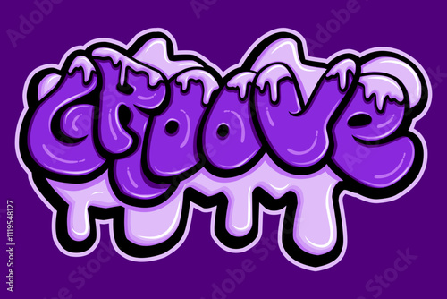 groove typograpy art