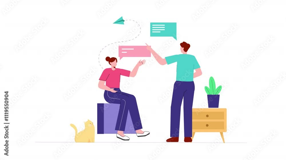 Alpha animation emphasizing the importance of effective communication, with visuals that inspire connection and collaboration. Alpha animation emphasizing the importance of effective communication, with visuals that inspire connection and collaboration.