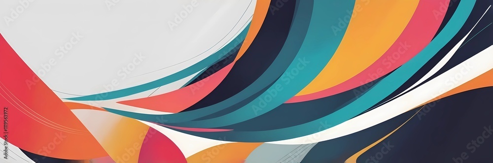 Trendy modern wide minimal white background abstract wallpaper with color wave digital arts 3:1 Trendy modern wide minimal white background abstract wallpaper with color wave digital arts 3:1