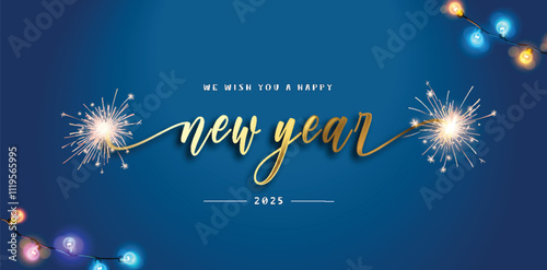 2025 Happy New Year design