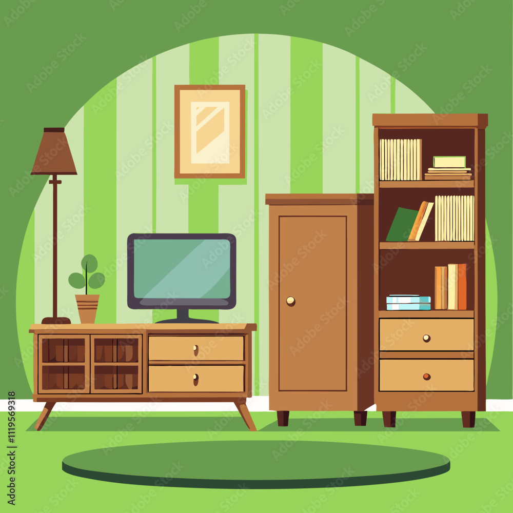 Fototapeta premium set of furniture icons