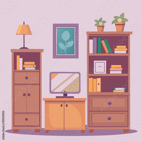 set of furniture icons