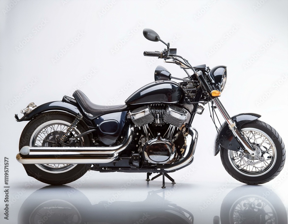 Motorcycle on a white background Motorcycle on a white background