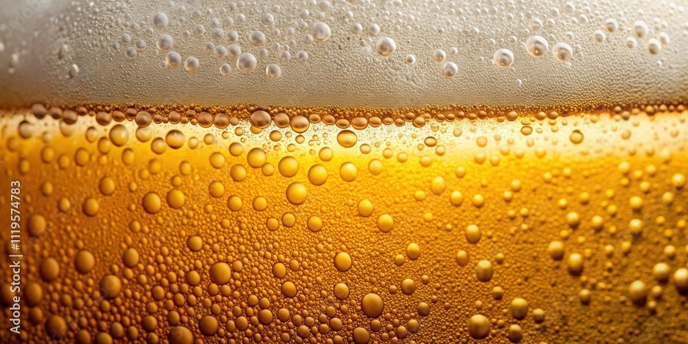 Close up of beer bubbles in a glass, beer, bubbles, close up, background, froth, drink, refreshing, cold, alcohol, foam Close up of beer bubbles in a glass, beer, bubbles, close up, background, froth, drink, refreshing, cold, alcohol, foam