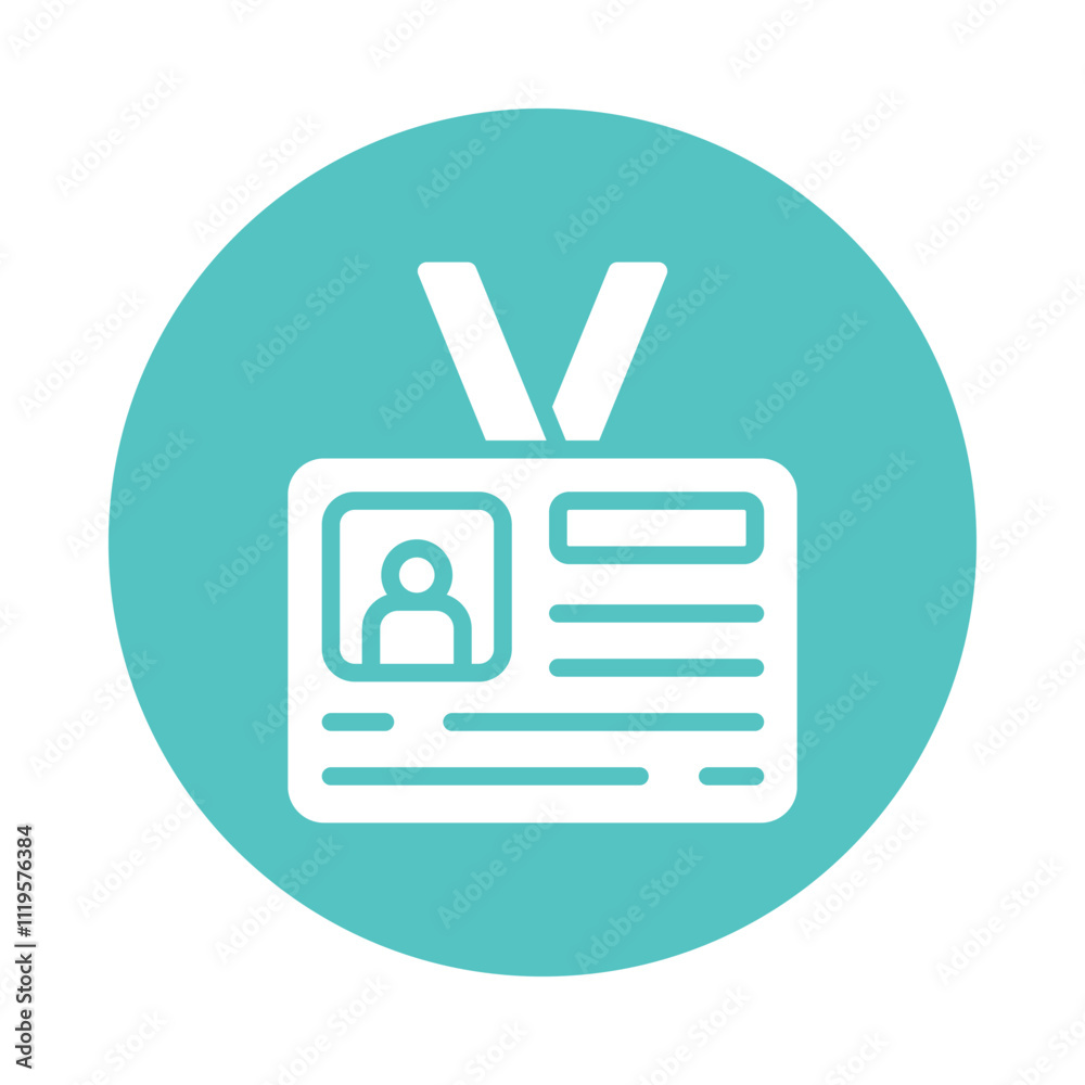 Worker Identity Vector Gylph Icon. Eps 10 File Worker Identity Vector Gylph Icon. Eps 10 File