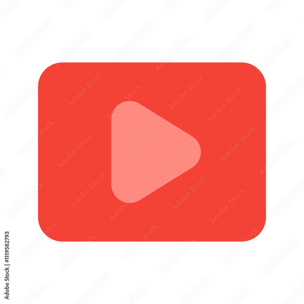 video flat icon video flat icon