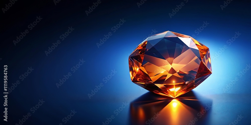 A luminous amber gemstone, meticulously cut and faceted, rests on a dark reflective surface, radiating an inner glow. A luminous amber gemstone, meticulously cut and faceted, rests on a dark reflective surface, radiating an inner glow.